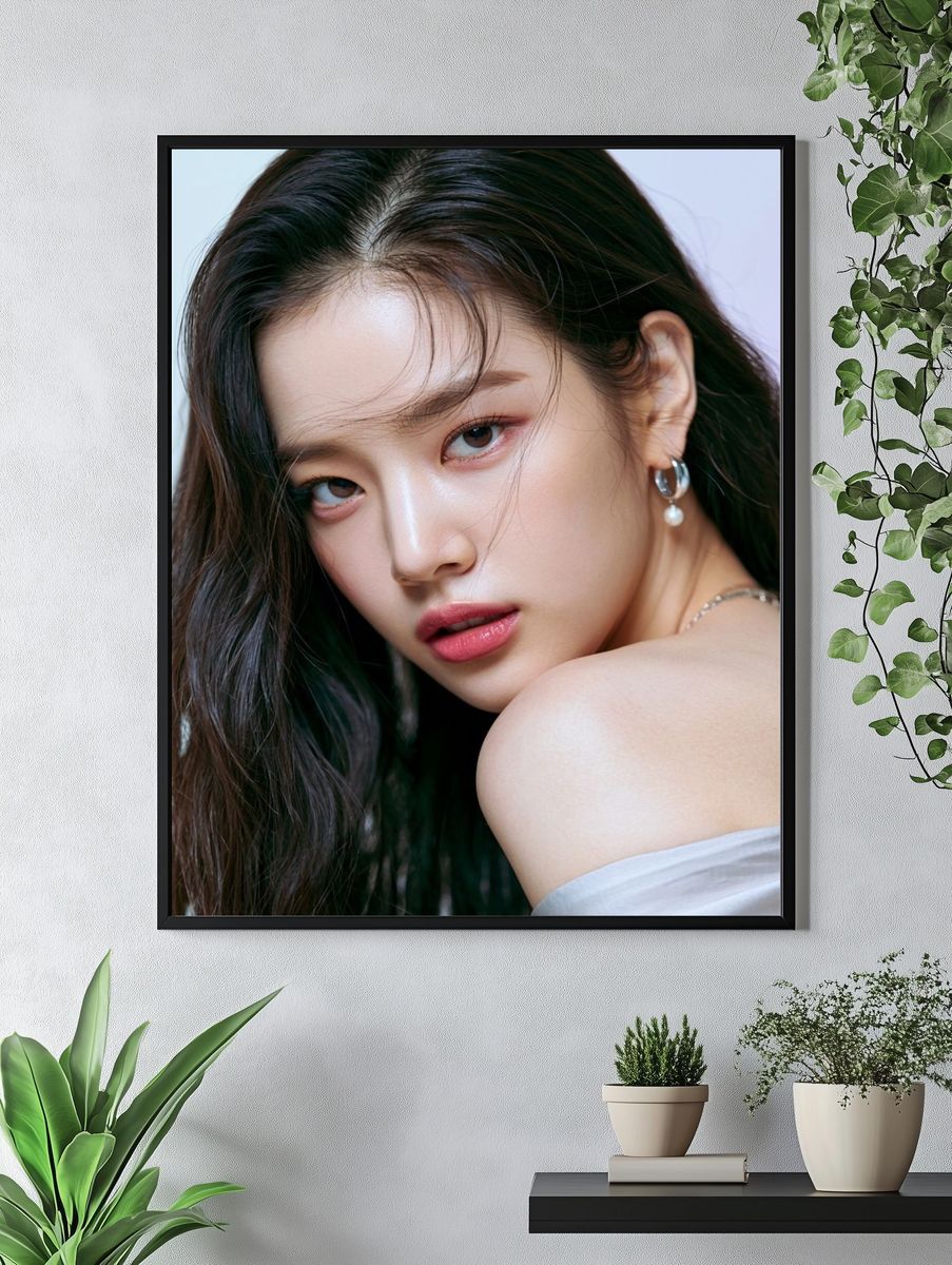 Elegant Woman Portrait Poster. — room view 4