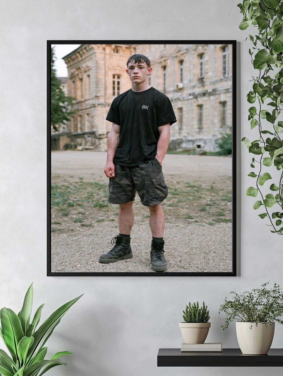 Young Man at Chateau — Photography Print. — room view 4