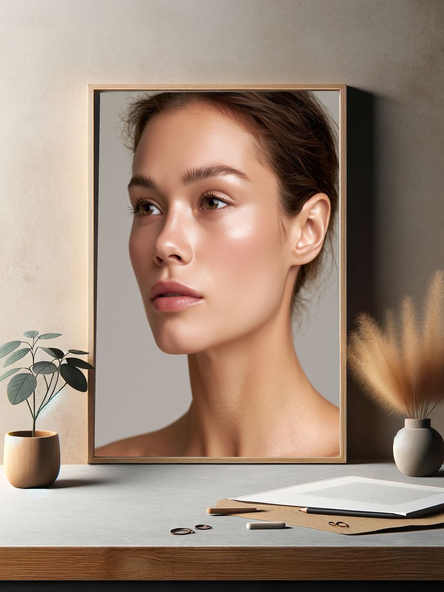 Elegant Portrait Photography Poster. — room view 2
