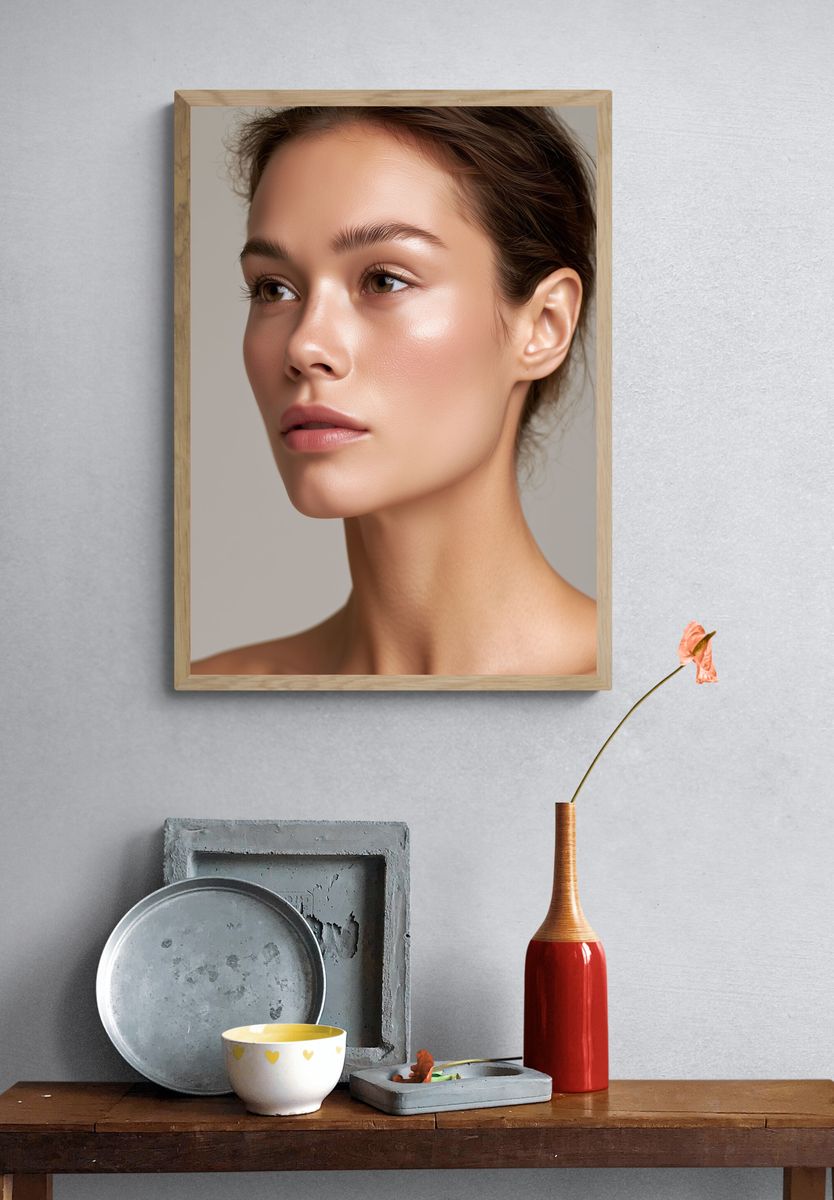 Elegant Portrait Photography Poster. — room view 3