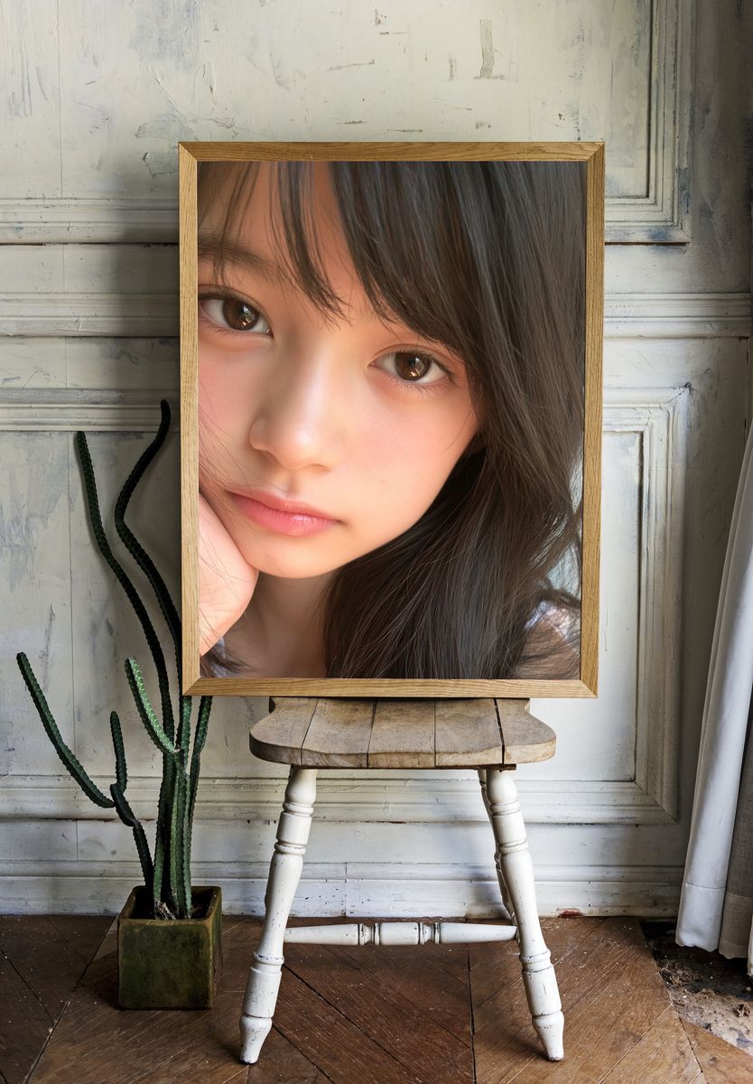 Soft Portrait Photography Poster. room preview