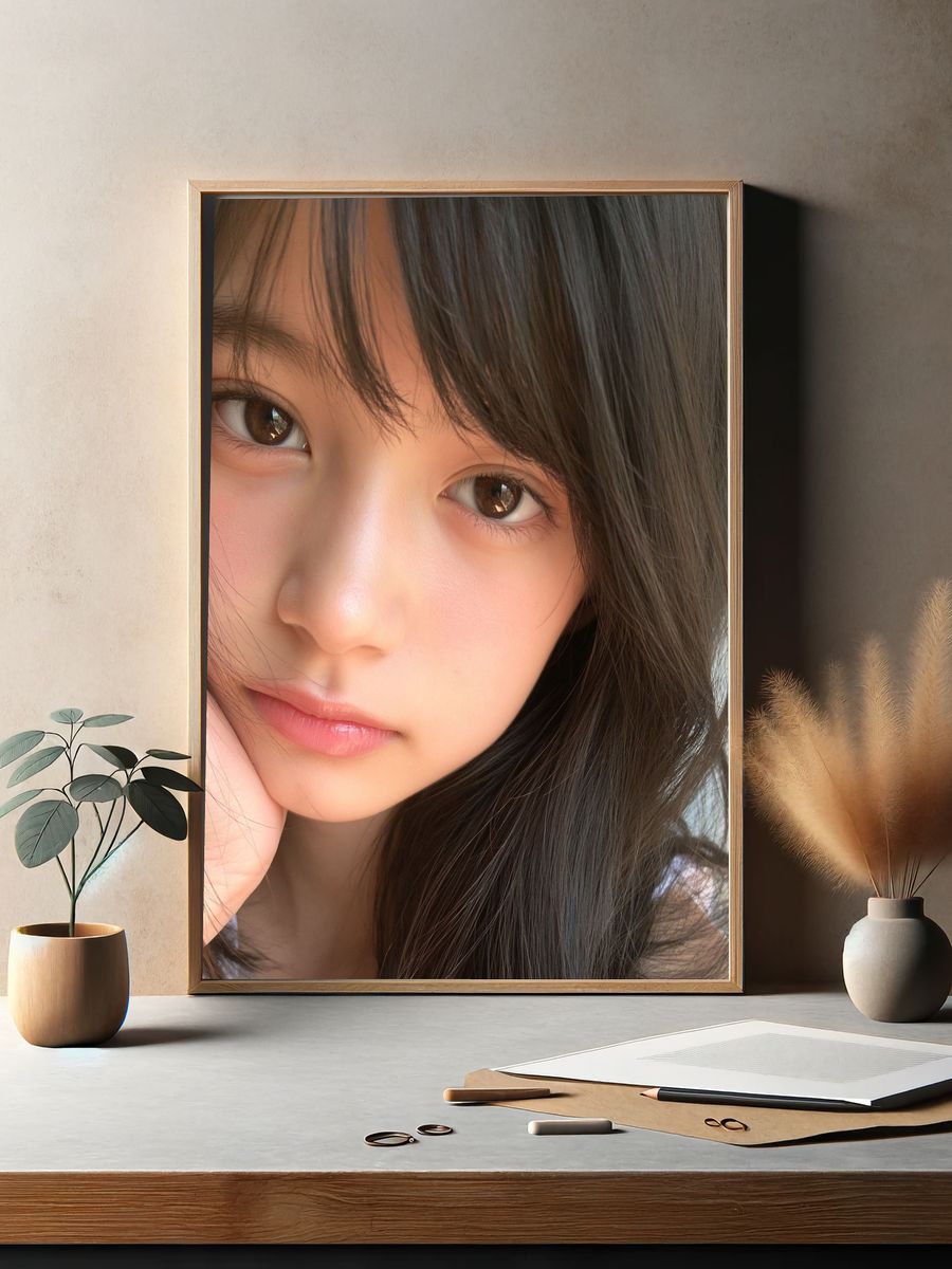 Soft Portrait Photography Poster. — room view 2