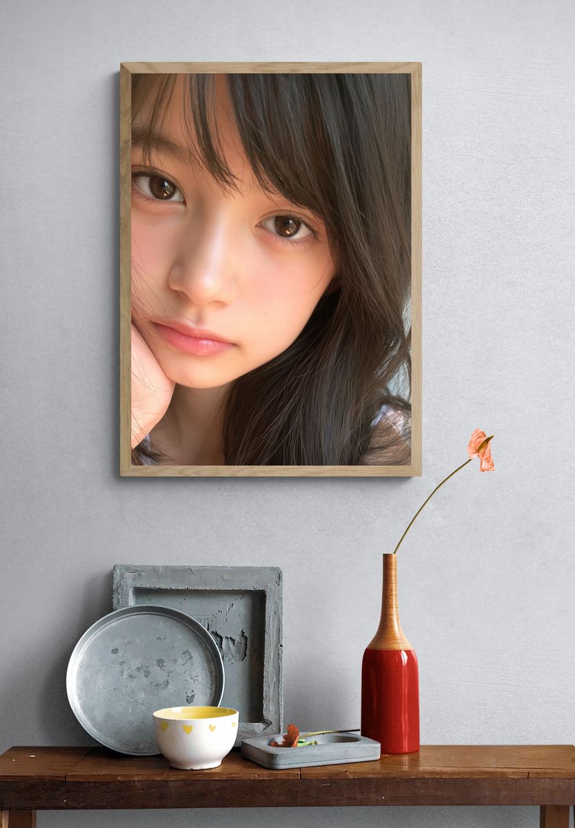 Soft Portrait Photography Poster. — room view 3