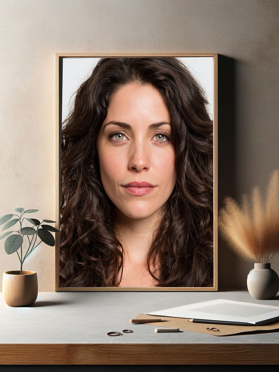 Woman Portrait Photography Poster. — room view 2