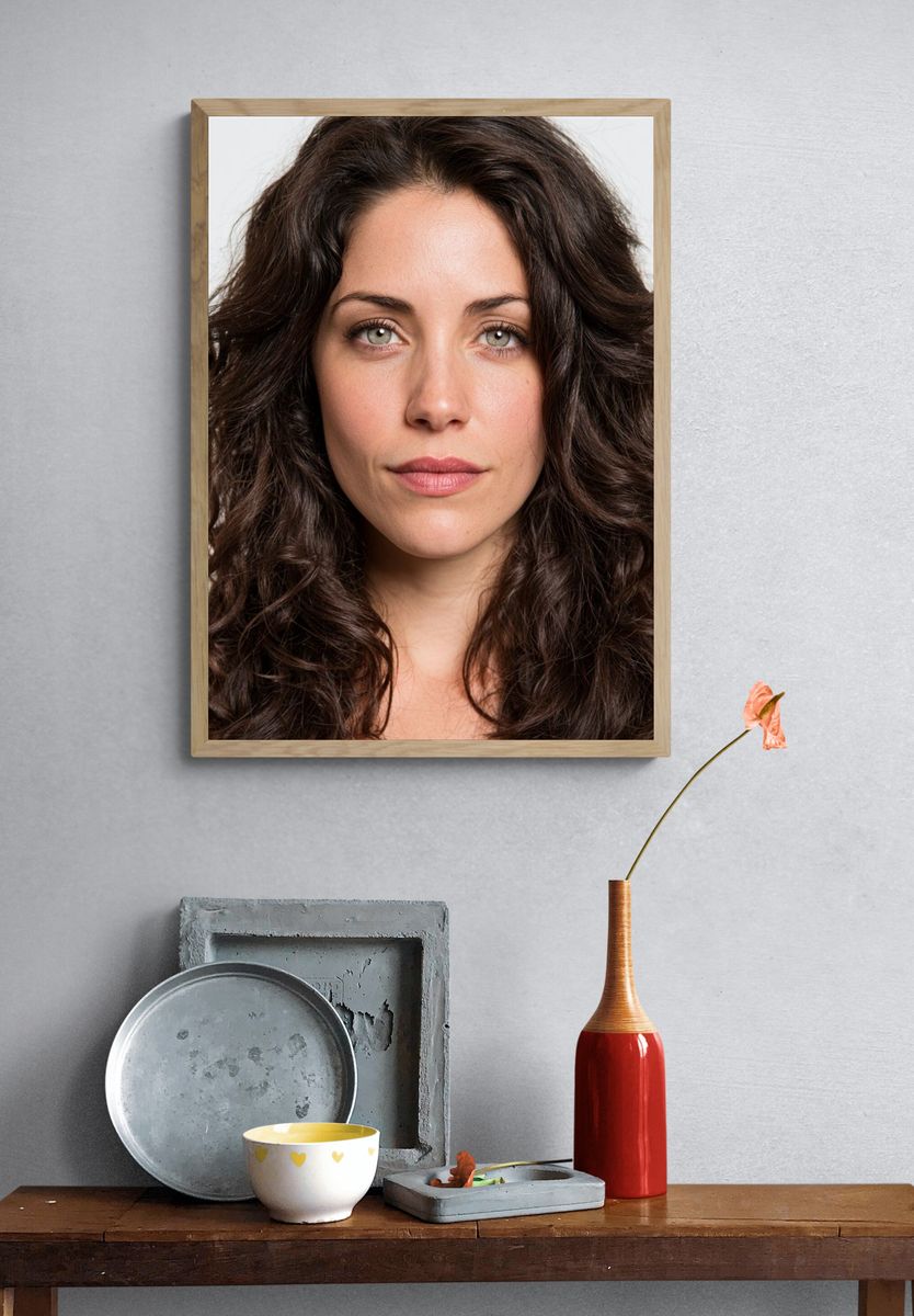 Woman Portrait Photography Poster. — room view 3
