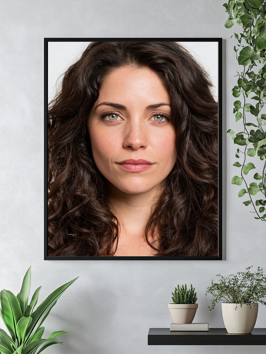 Woman Portrait Photography Poster. — room view 4