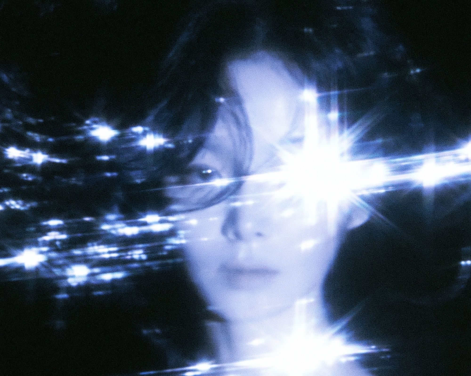 Dreamy Portrait Light Leak Poster. poster detail