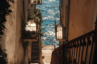 Seaside Alley View Photography Poster. poster