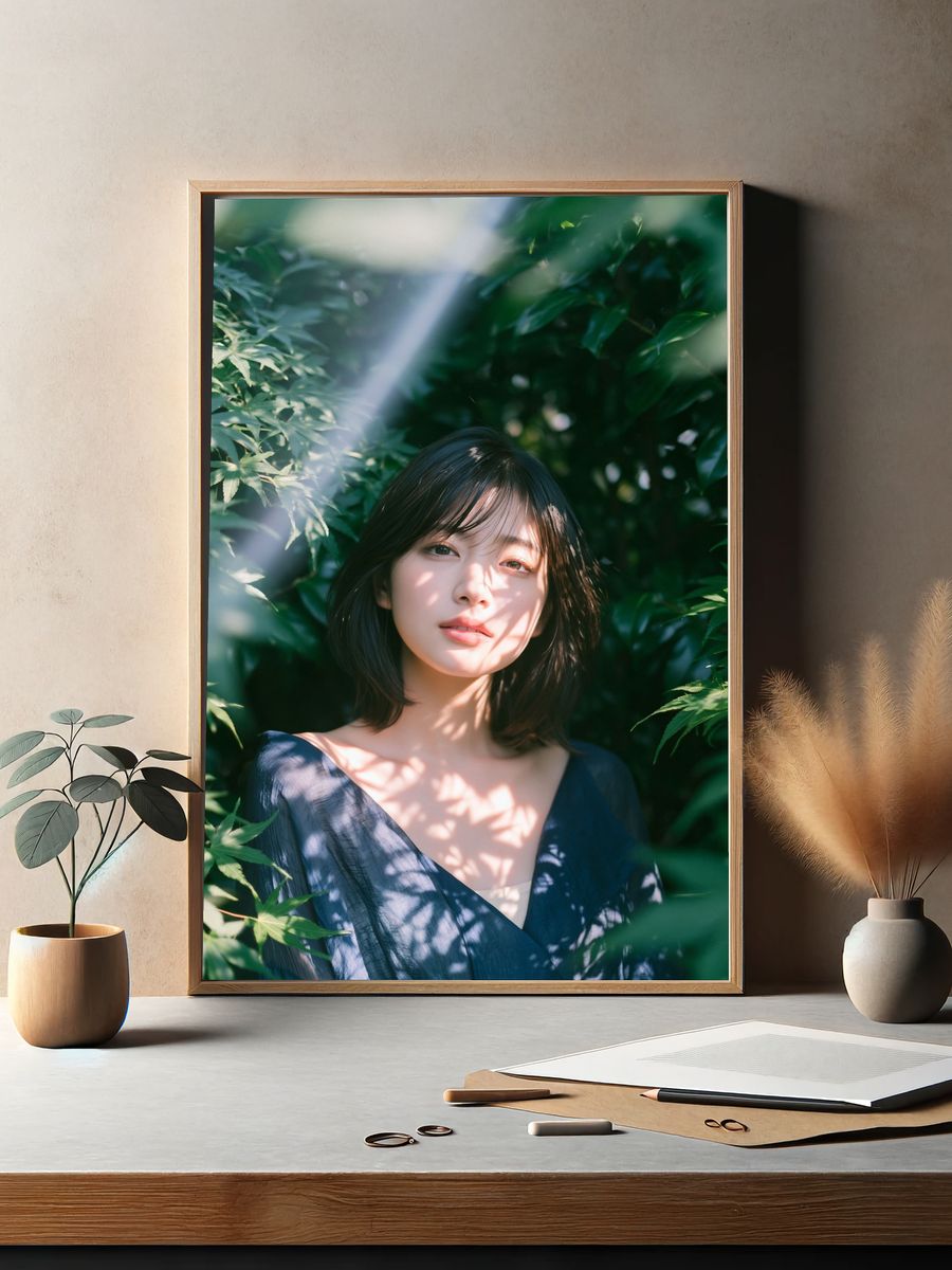 Forest Portrait Photography Poster. — room view 2