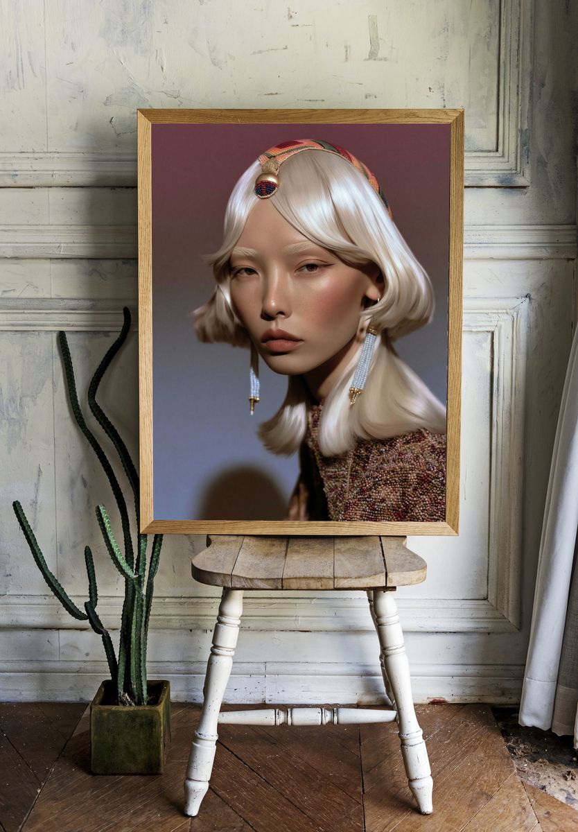 Avant-Garde Portrait Photography Poster. — room view 1