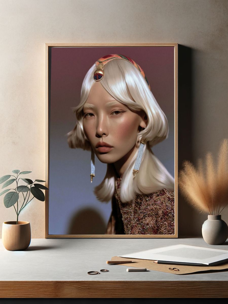 Avant-Garde Portrait Photography Poster. — room view 2