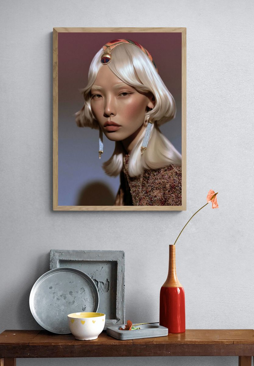 Avant-Garde Portrait Photography Poster. — room view 3