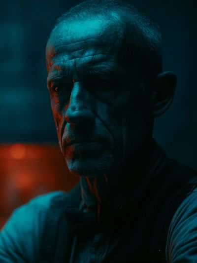 Moody Portrait Photography Poster.