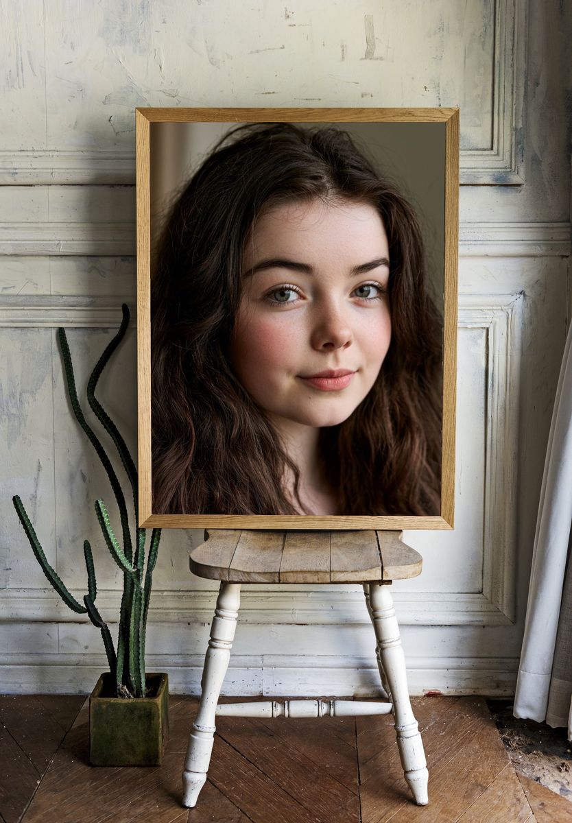 Soft Portrait Photography Poster. room preview
