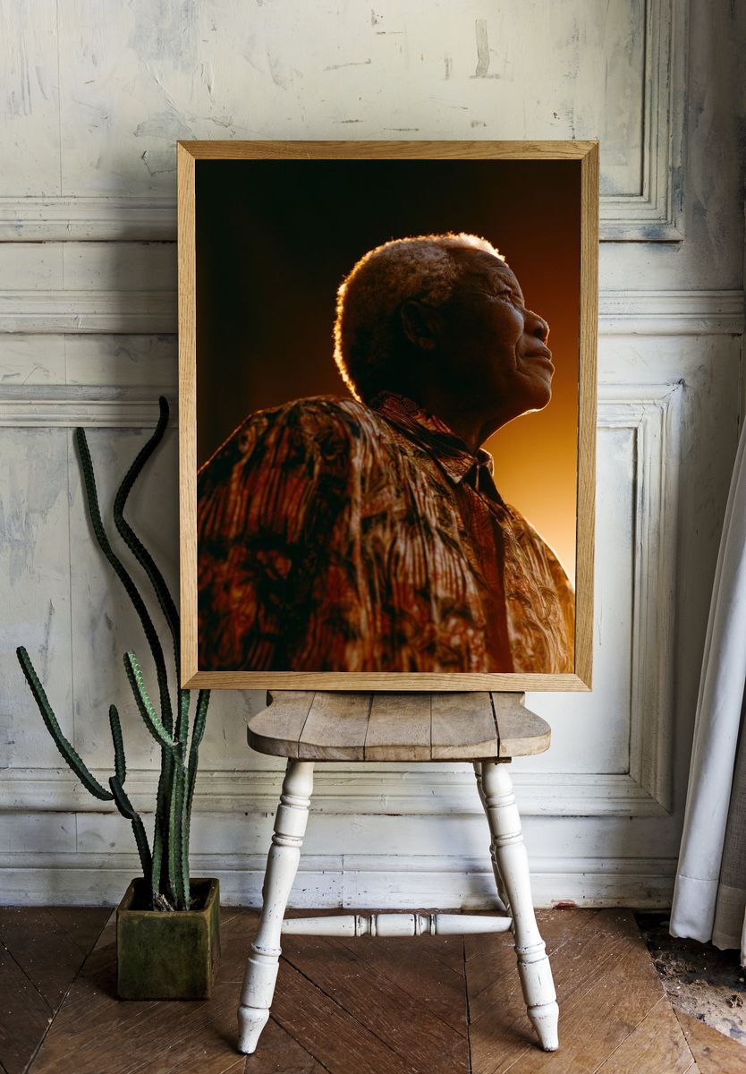 Elderly Portrait Photography Poster. room preview