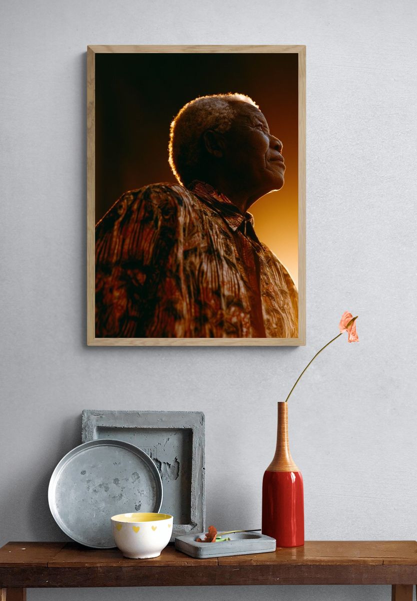 Elderly Portrait Photography Poster. — room view 3