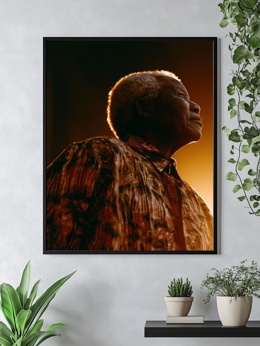 Elderly Portrait Photography Poster. — room view 4