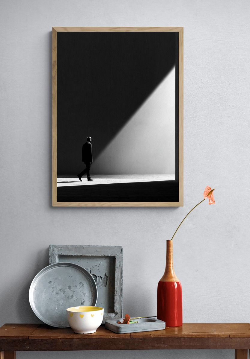 Solitary Figure in Light Poster. — room view 3