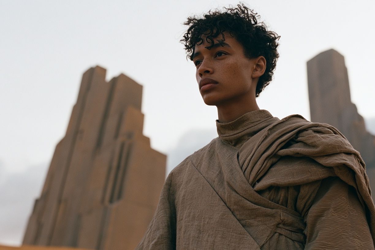 Desert Hero Portrait Print. poster detail
