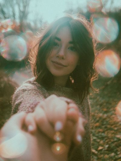 Dreamy Forest Portrait Photography Poster.