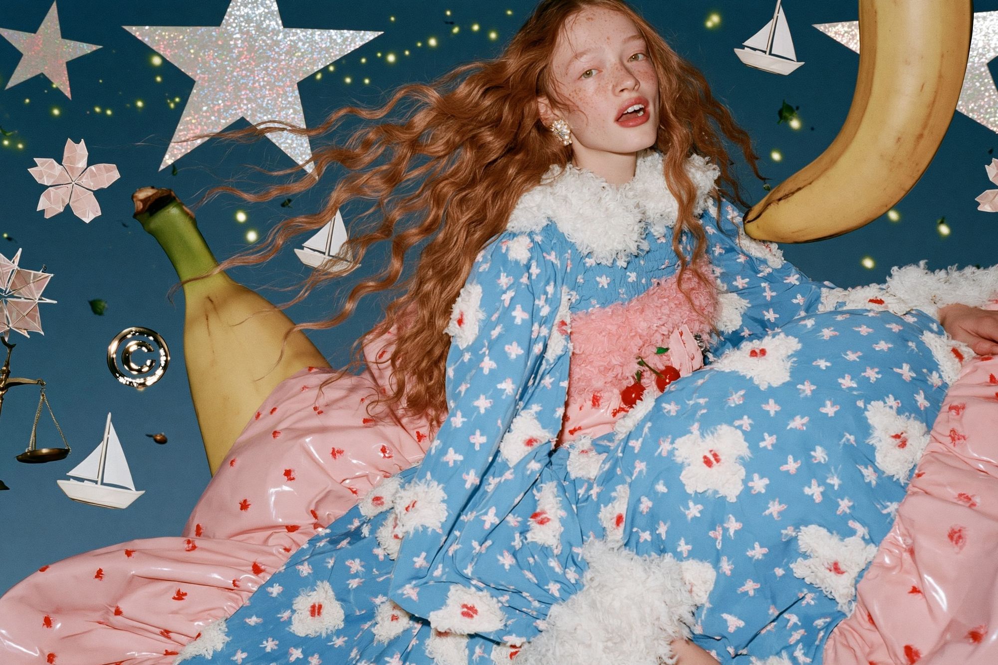 Surreal Fashion Portrait Poster. poster — photography art
