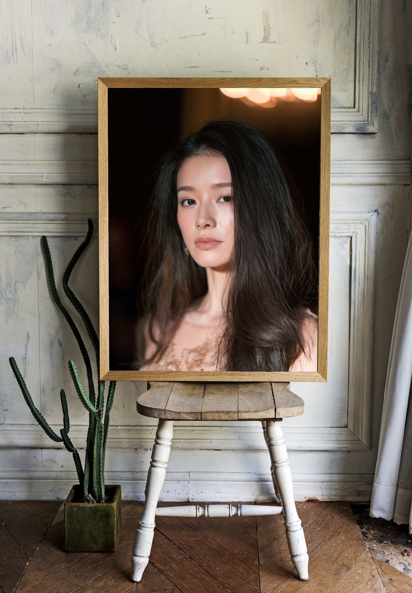 Elegant Portrait Photography Poster. — room view 1