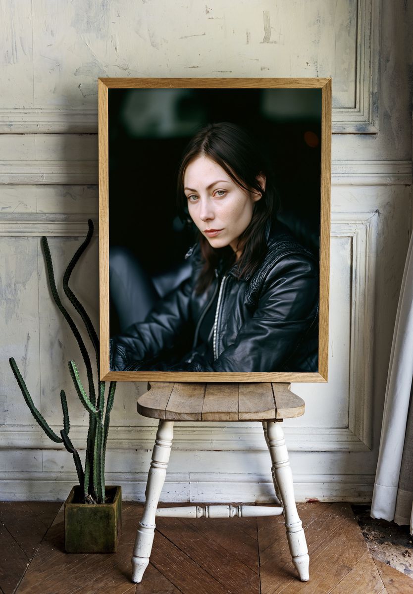 Moody Portrait Photography Poster. room preview