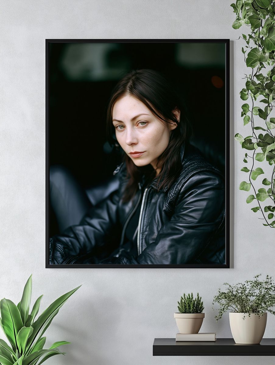 Moody Portrait Photography Poster. — room view 4