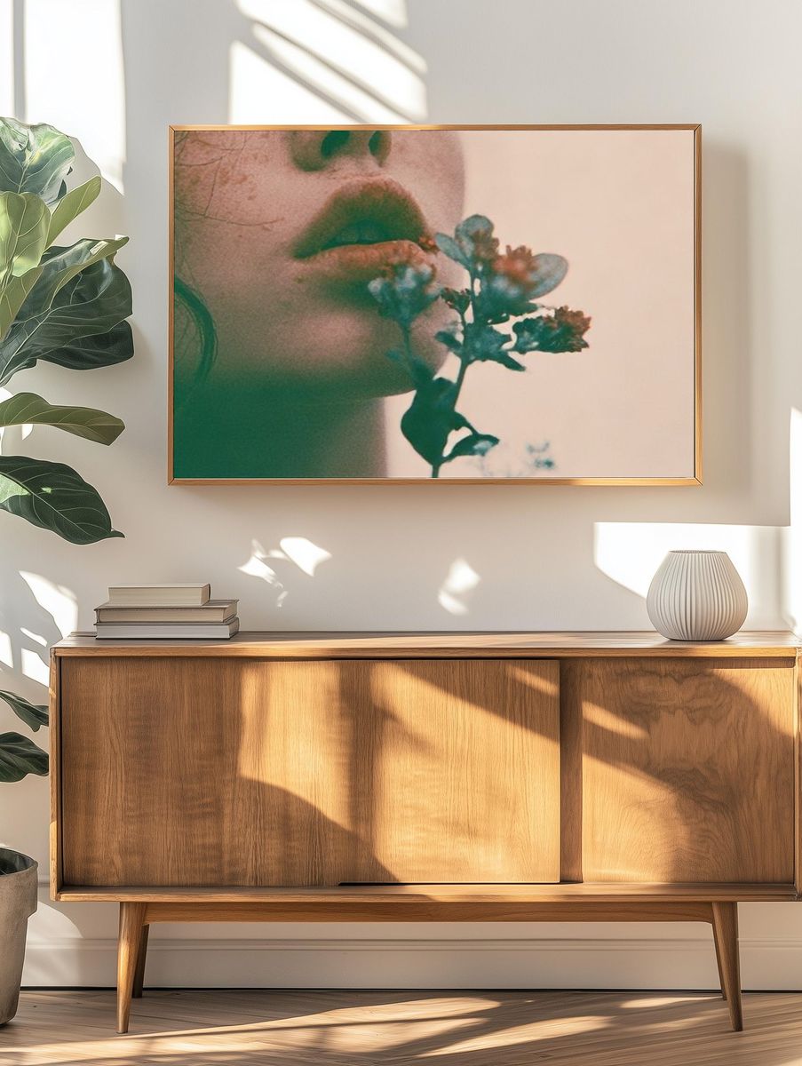 Botanical Portrait Photography Poster. — room view 3