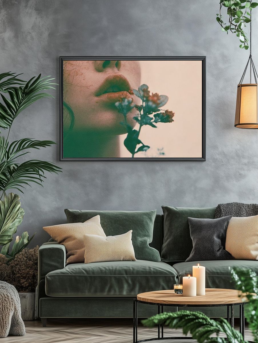 Botanical Portrait Photography Poster. — room view 4