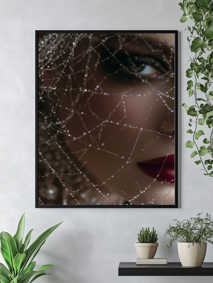 Veiled Portrait Photography Poster. — room view 4