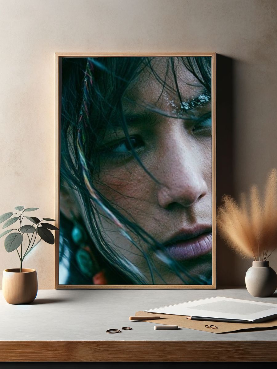 Intense Portrait Photography Poster. — room view 2