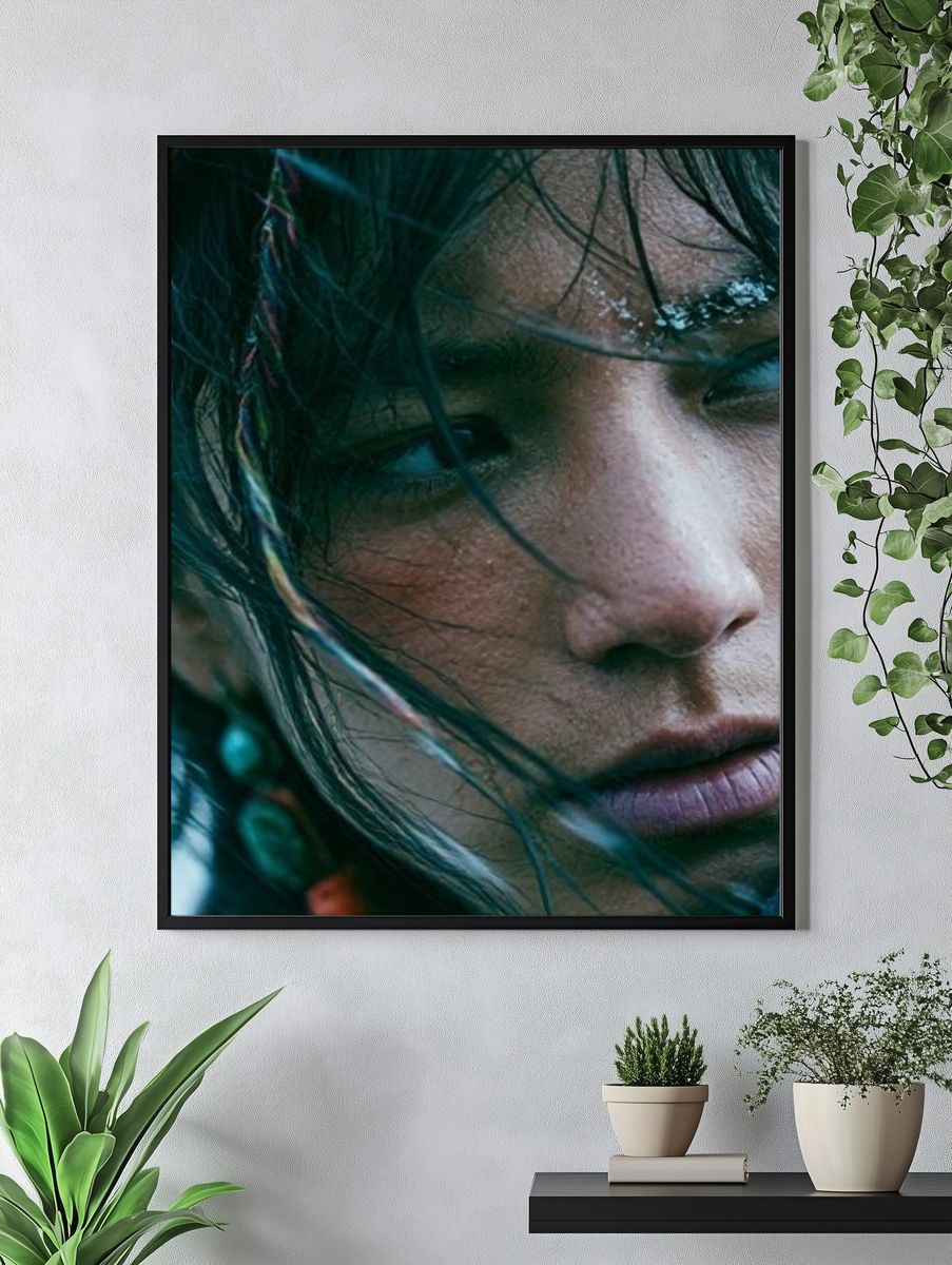 Intense Portrait Photography Poster. — room view 4