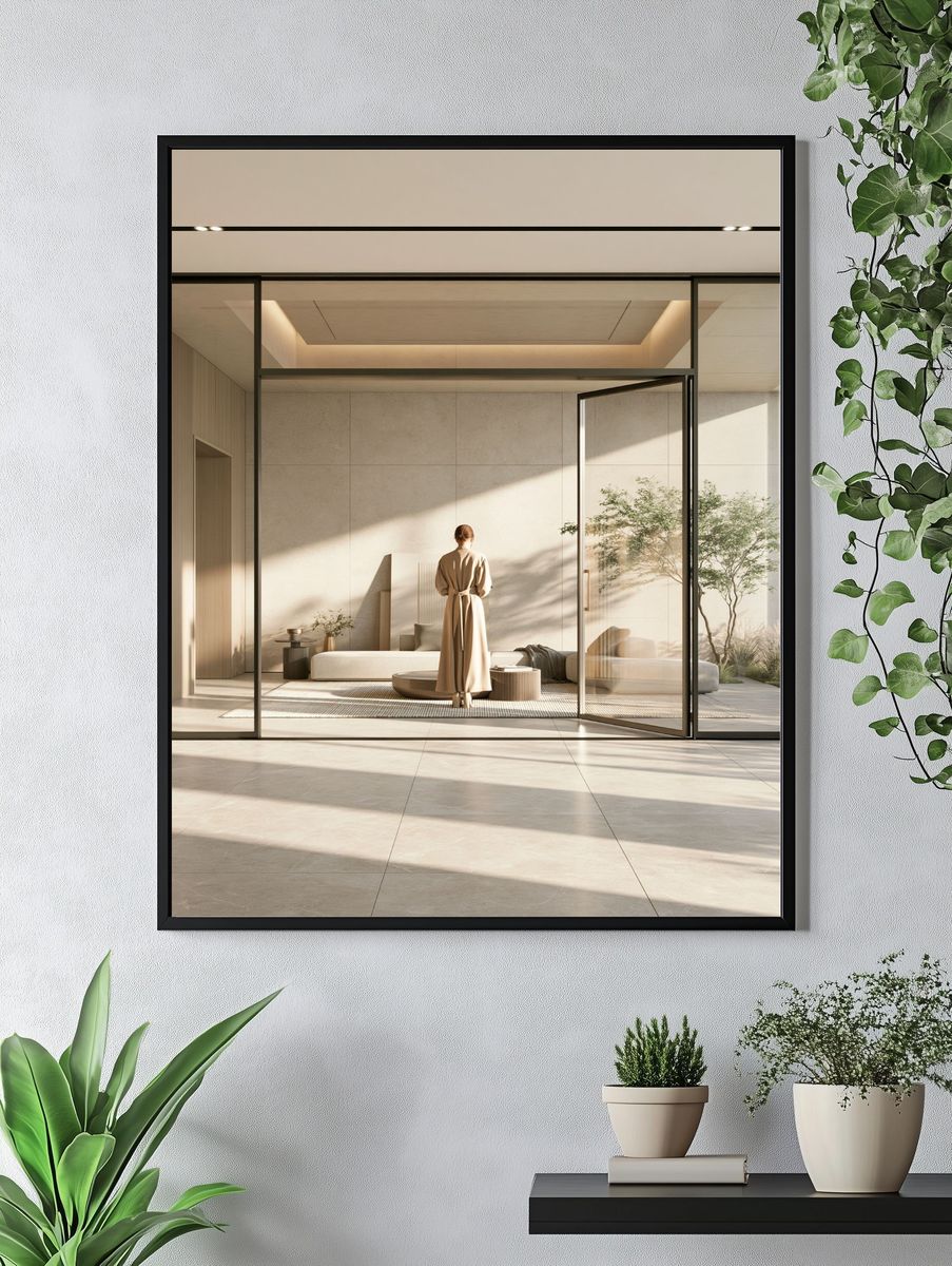 Minimalist Sunlit Interior Poster. — room view 4