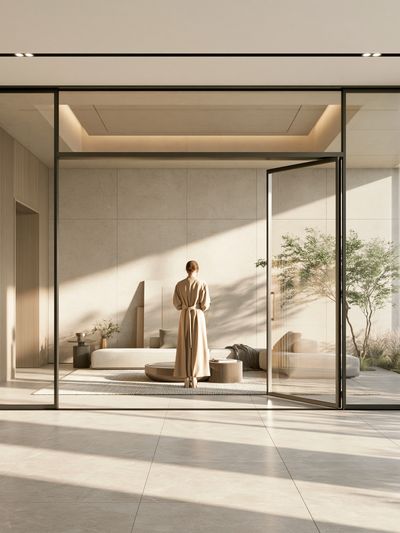 Minimalist Sunlit Interior Poster.