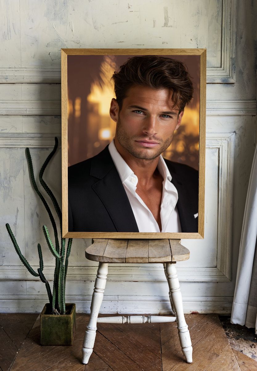 Elegant Portrait Photography Poster. room preview