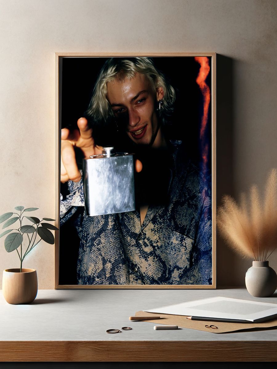 Moody Portrait Photography Poster. — room view 2