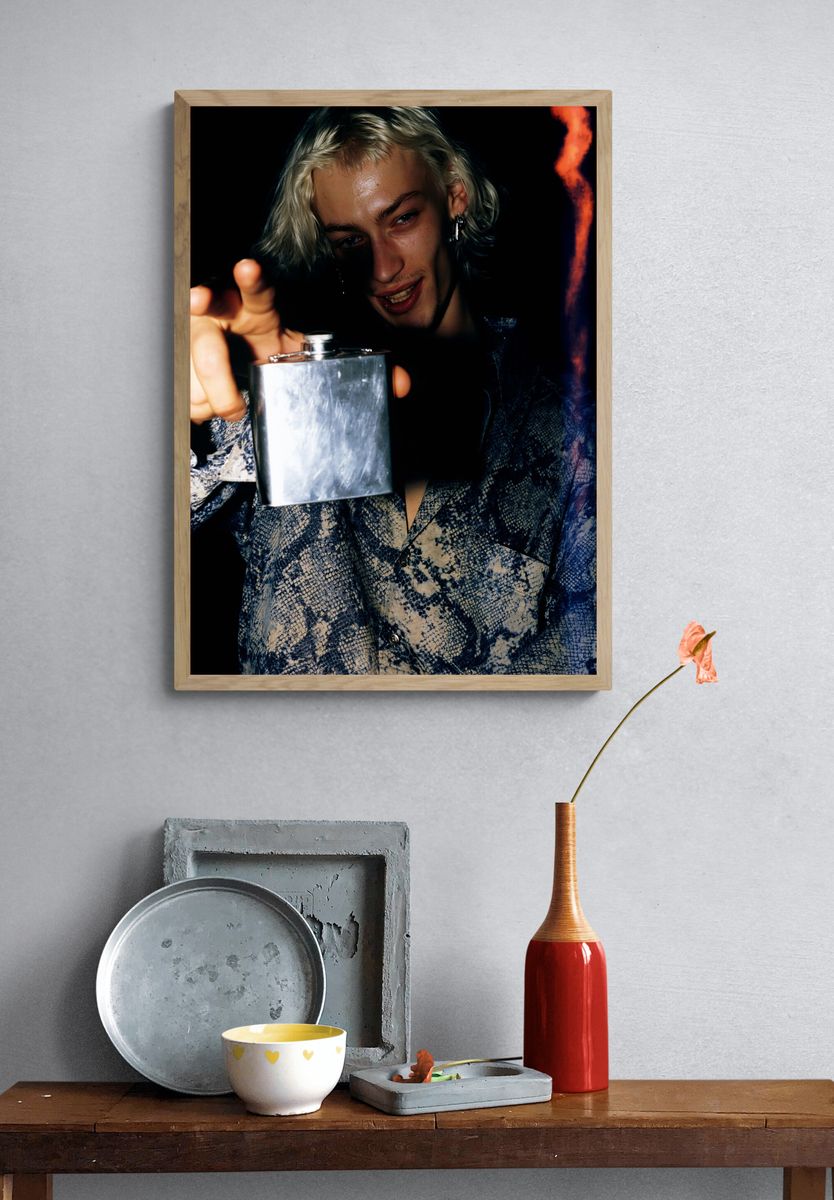 Moody Portrait Photography Poster. — room view 3