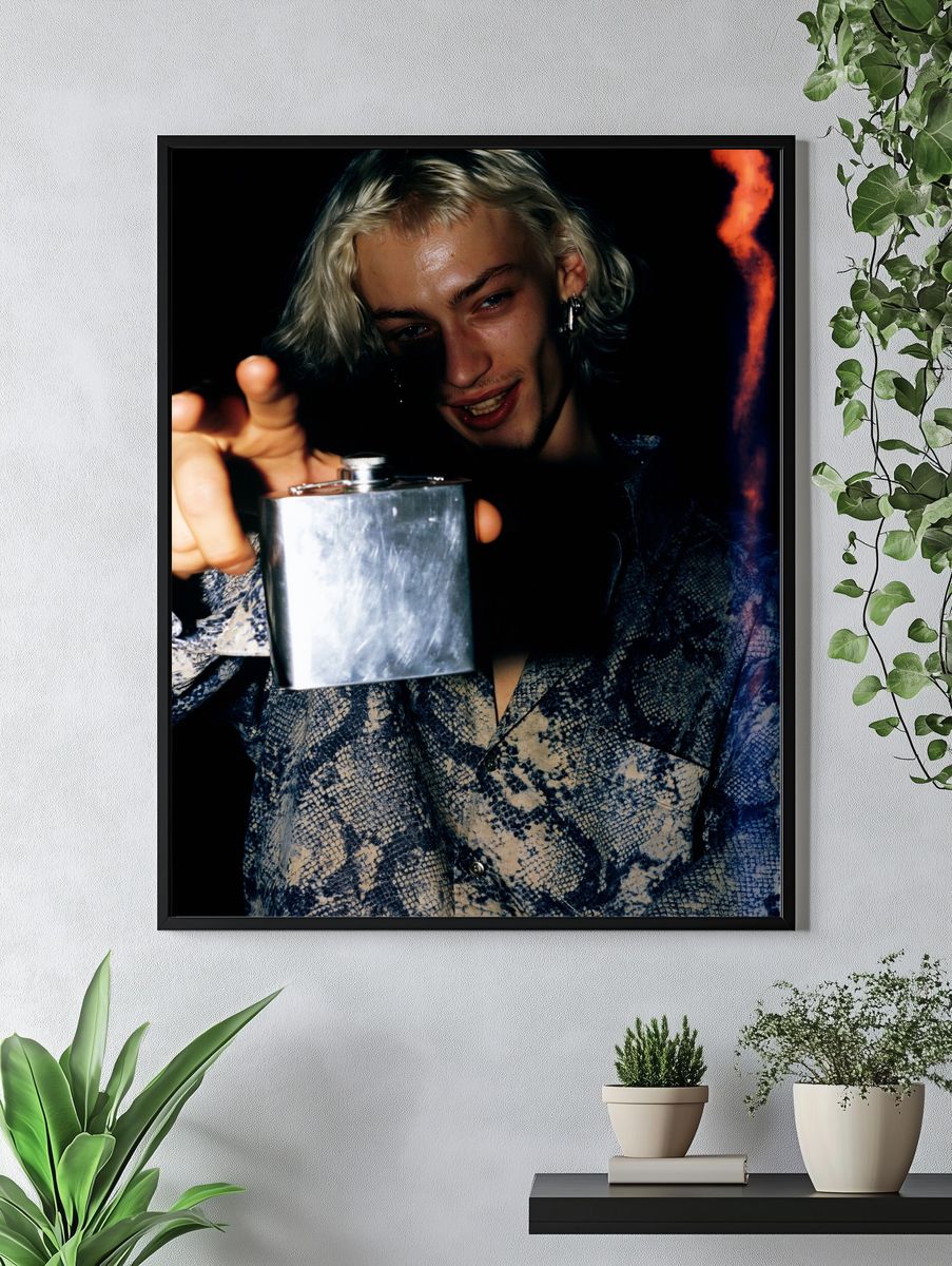 Moody Portrait Photography Poster. — room view 4