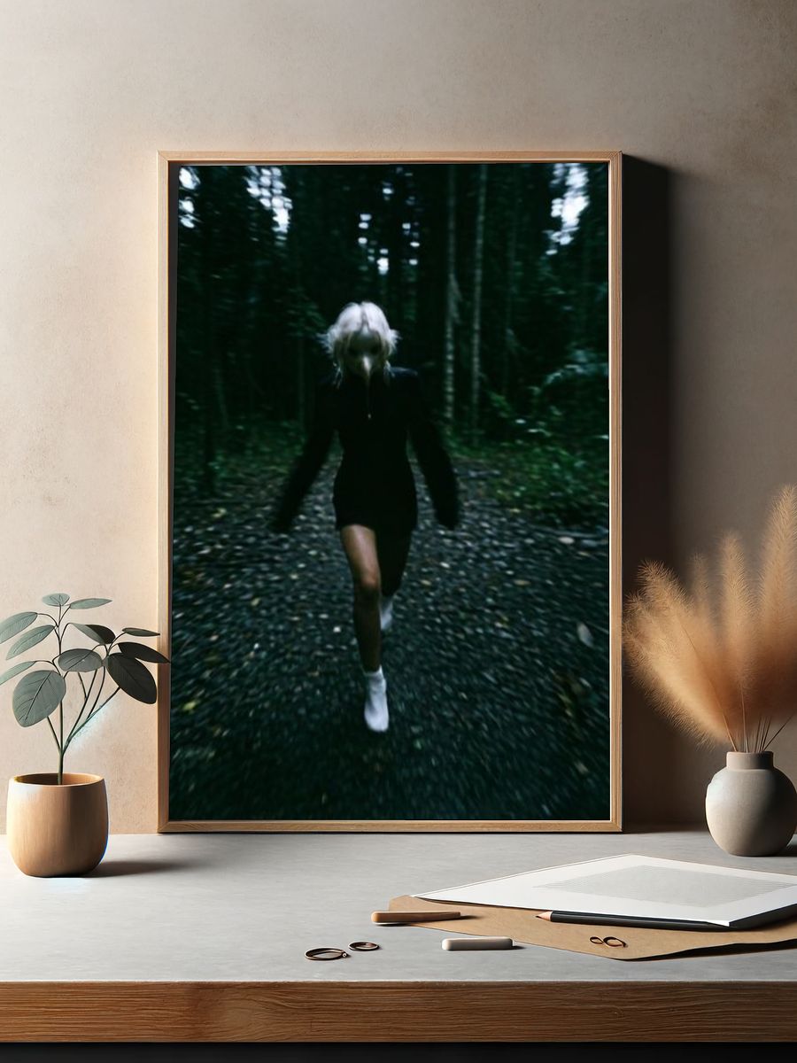 Forest Runner Photography Poster. — room view 2
