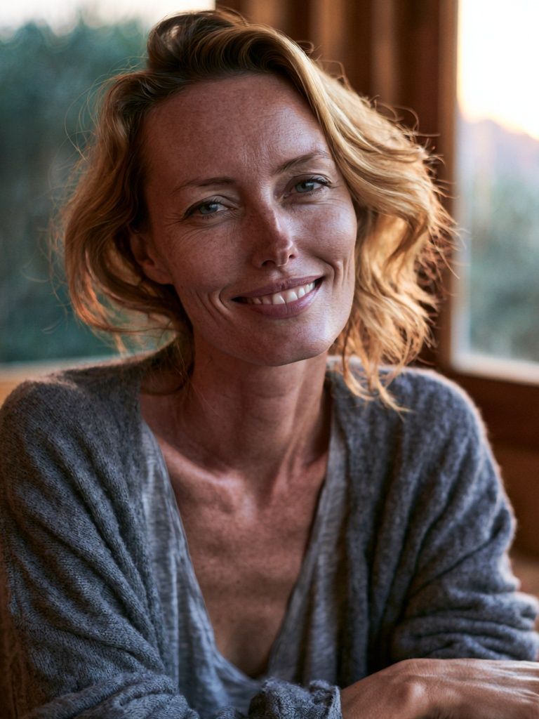 Smiling Woman Portrait Poster. poster — photography art