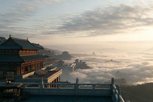 Temple Above the Clouds Photography Poster. poster — photography art