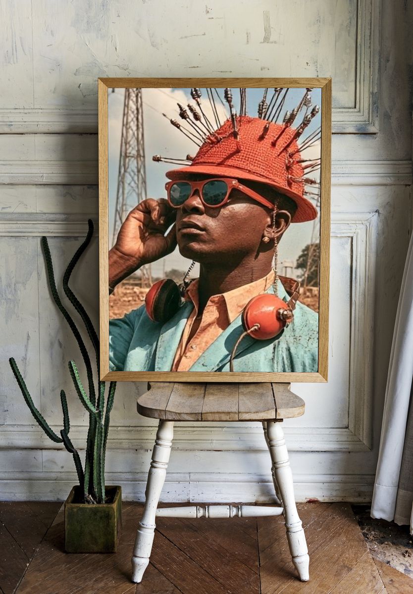 Stylish Portrait Photography Poster. room preview