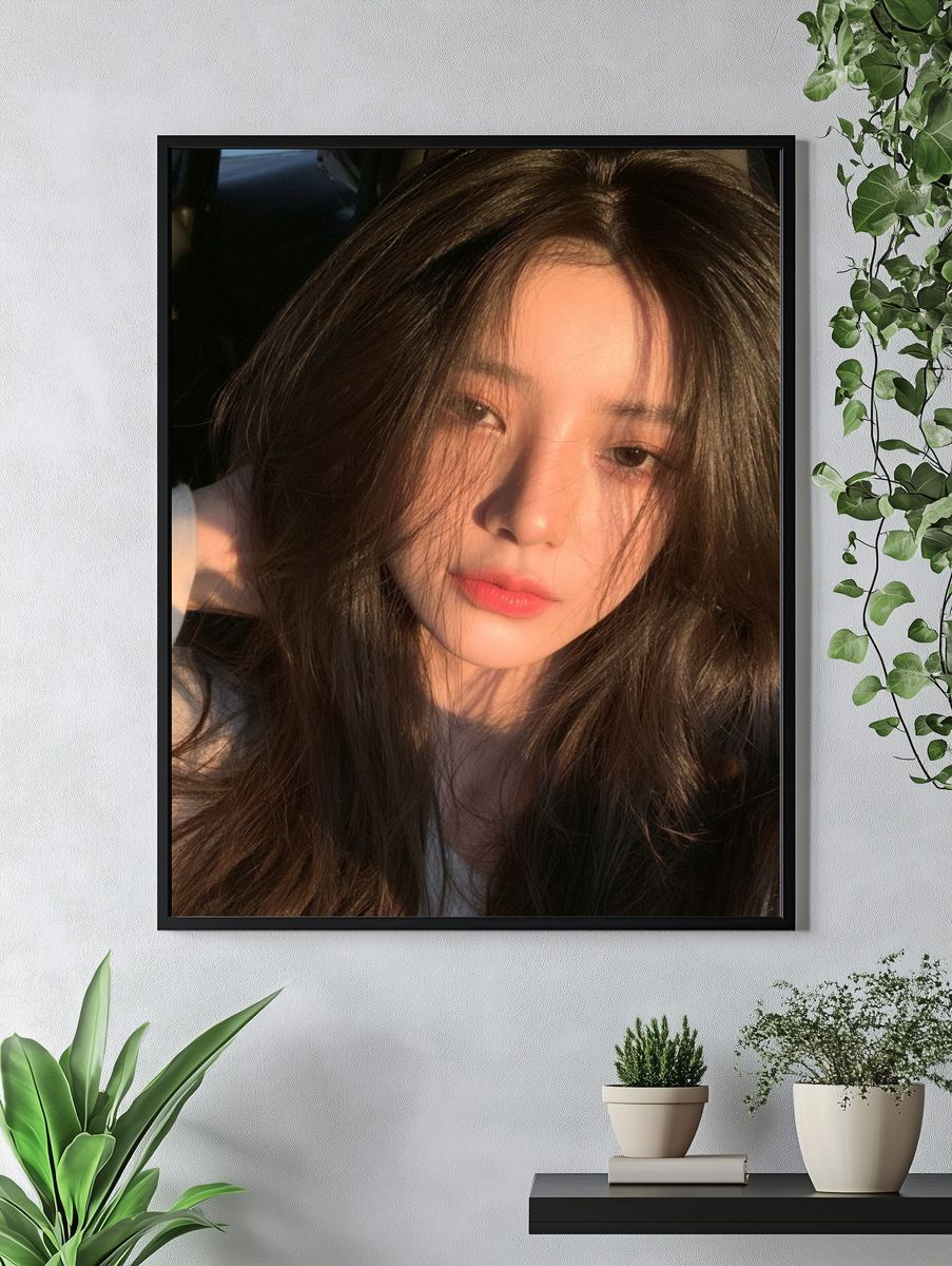 Sunlit Portrait Photography Poster. — room view 4