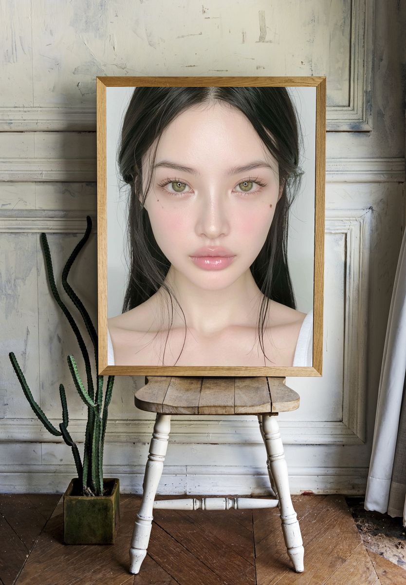 Soft Portrait Photography Poster. — room view 1