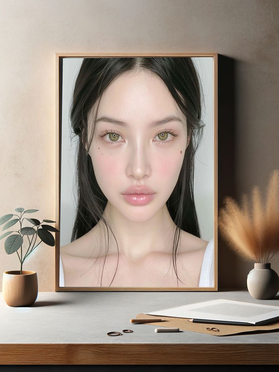 Soft Portrait Photography Poster. — room view 2
