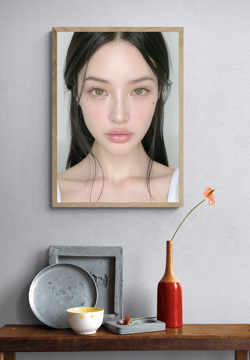 Soft Portrait Photography Poster. — room view 3