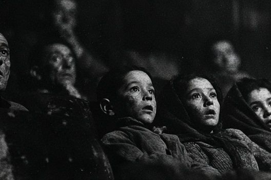Silent Audience Black-White Poster. poster detail