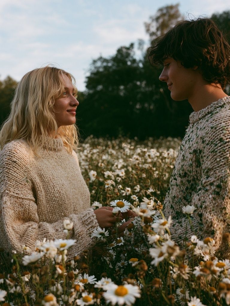 Wildflower Meadow Portrait Poster. poster — photography art