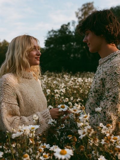 Wildflower Meadow Portrait Poster.